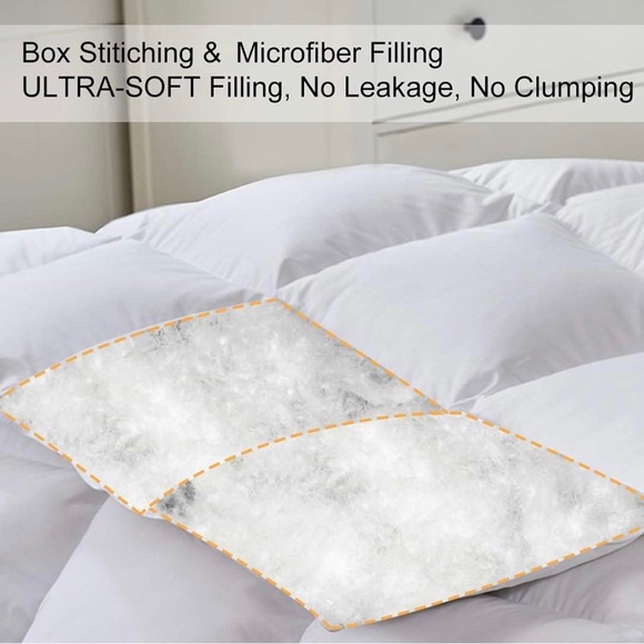 COHOME Queen 2100 Series Cooling Comforter Down Alternative Quilted Duvet - Picture 3 of 7